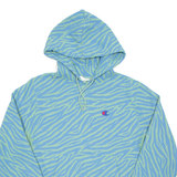 CHAMPION REVERSE WEAVE Womens Blue Hoodie M