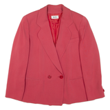 MANI Womens Blazer Jacket Red Knit M