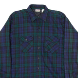 FIELD & STREAM Mens Lumberjack Shirt Blue Check Long Sleeve L