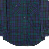 FIELD & STREAM Mens Lumberjack Shirt Blue Check Long Sleeve L