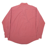 NAUTICA Mens Shirt Red Check Long Sleeve L