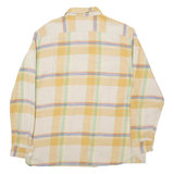 LEVI'S Mens Shirt Beige Check Long Sleeve L