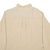 WOOLRICH Mens Plain Shirt Beige Long Sleeve XL