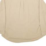 WOOLRICH Mens Plain Shirt Beige Long Sleeve XL