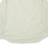 NAUTICA Mens Shirt Yellow Check Long Sleeve XL