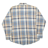 WRANGLER Mens Shirt Blue Check Long Sleeve L