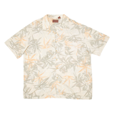 COTTON WORKS` Mens Hawaiian Shirt Beige Crazy Pattern 2XL