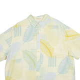 PARADISE COLLECTION Mens Hawaiian Shirt Green Floral 2XL