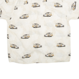 PURITAN Mens Shirt White Viscose L