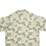 GECKO HAWAII Mens Hawaiian Shirt Green Floral XL