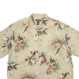 SADDLEBRED Mens Shirt Green Floral 2XL