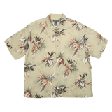 SADDLEBRED Mens Shirt Green Floral 2XL