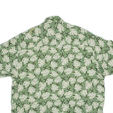 MUNSINGWEAR Mens Hawaiian Shirt Green Floral L