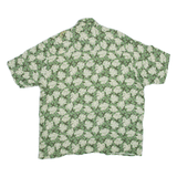 MUNSINGWEAR Mens Hawaiian Shirt Green Floral L