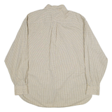 NAUTICA Mens Shirt Yellow Check Long Sleeve XL