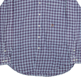 TOMMY HILFIGER Mens Shirt Blue Check Long Sleeve M