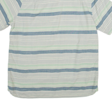 WOOLRICH Mens Shirt Blue Striped L