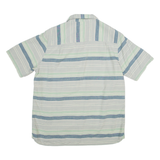 WOOLRICH Mens Shirt Blue Striped L