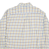 TOMMY HILFIGER Mens Shirt Yellow Check Long Sleeve 2XL