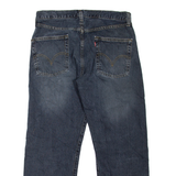 LEVI'S 501 Jeans Mens Black Regular Straight Stone Wash W32 L25