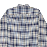 NAUTICA Mens Shirt Blue Plaid Long Sleeve M