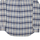 NAUTICA Mens Shirt Blue Plaid Long Sleeve M