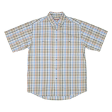 WRANGLER Rugged Wear Mens Shirt Blue Plaid L