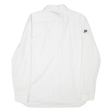 LACOSTE Slim Fit Mens Plain Shirt White Long Sleeve L
