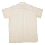 FALLER FEINTEXTIL Mens Shirt Beige Check L