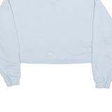 PUMA Cropped Womens Sweatshirt Blue Collared XS