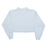 PUMA Cropped Womens Sweatshirt Blue Collared XS