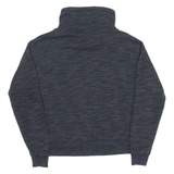 REEBOK Womens Sweatshirt Grey High Neck M