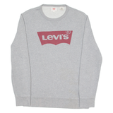 LEVI'S Mens Sweatshirt Grey Crew Neck S