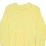 LEE Womens Sweatshirt Yellow Crew Neck XS