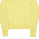 LEE Womens Sweatshirt Yellow Crew Neck XS