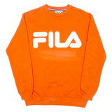 FILA Mens Sweatshirt Orange Crew Neck S