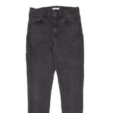 LEVI'S 721 High Rise Womens Jeans Black Slim Skinny W27 L32