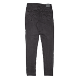 LEVI'S 721 High Rise Womens Jeans Black Slim Skinny W27 L32