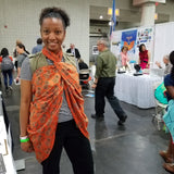 Ethical Luxury Wrap by Women Artisans - Hand-Embroidered Silk Shawl