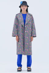 Printed oversized coat Pre Order