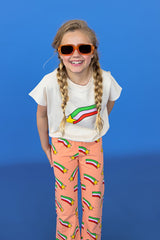 Girl's flared leggings - Star