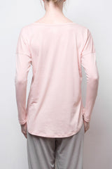 Long-Sleeve Tee - Organic Cotton - Pink