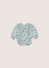 Baby romper with long sleeves