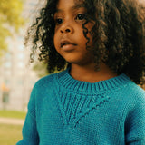 Chunky Marled Cotton Sweater