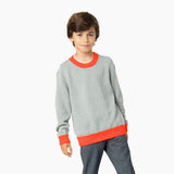 Colorblock Crewneck Sweater