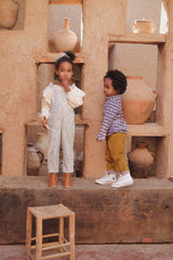 Boys shirt Akir - Purple Checks