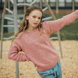 Chunky Marled Cotton Sweater