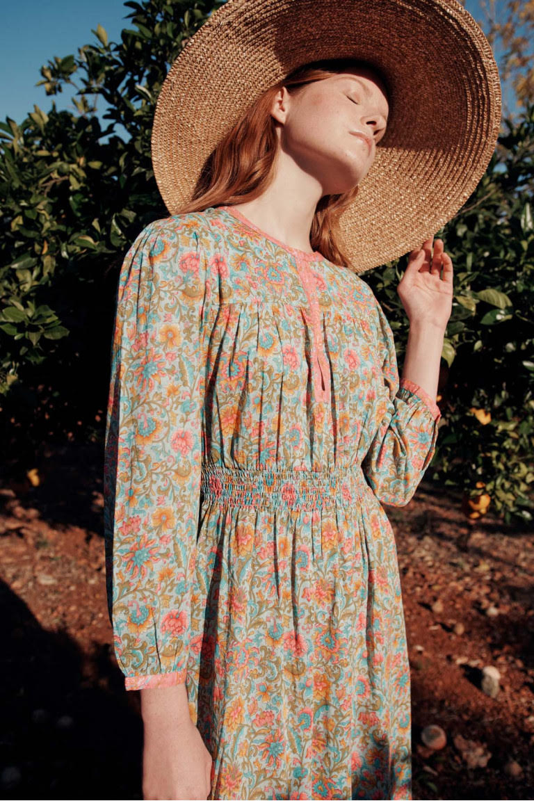 Women maxi dress - organic cotton maxi dress