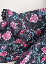 Dress Lara - Charcoal Wildflowers