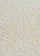 Organic muslin girl's dress - Flower pattern